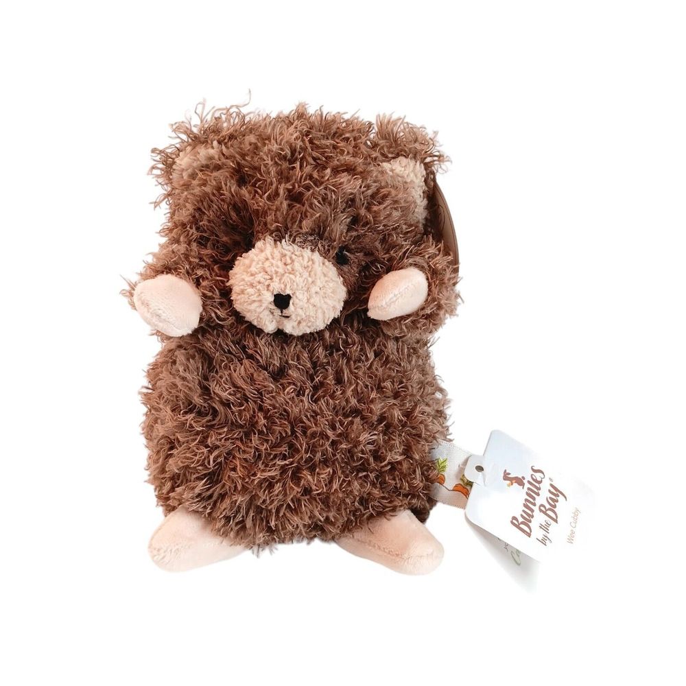 NWT Bunnies By The Bay Wee Cubby Bear 8" Plush Stuffed Brown Teddy Bear